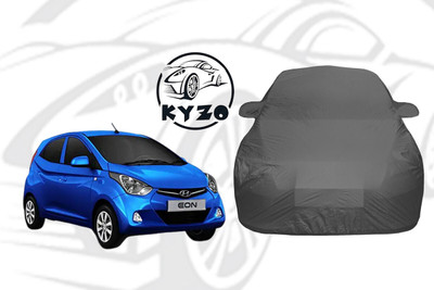 KYZO Car Cover For Hyundai Eon (With Mirror Pockets)(Grey)