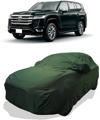 Coxtor Car Cover For Toyota Land Cruiser (With Mirror Pockets)(Green)