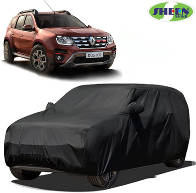 Sheen Car Cover For Renault Duster (Without Mirror Pockets)(Black)