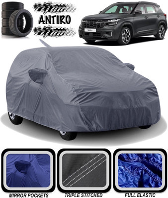 ANTIRO Car Cover For Kia SELTOS (With Mirror Pockets)(Multicolor)