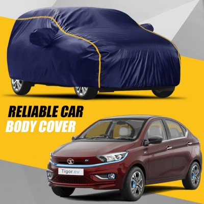 ANTIRO Car Cover For Tata Tigor (With Mirror Pockets)(Multicolor)