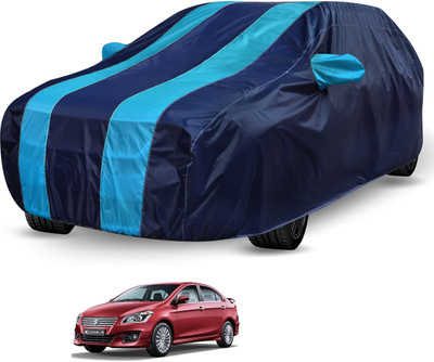 Auto Hub Car Cover For Maruti Suzuki Ciaz (With Mirror Pockets)(Blue, Blue)