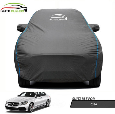 AUTO ALAXON Car Cover For Mercedes Benz C220 (With Mirror Pockets)(Black)