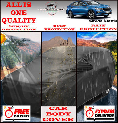 Tamanchi Autocare Car Cover For Skoda Slavia(Grey)