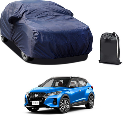 PAGORA Car Cover For Nissan Kicks (With Mirror Pockets)(Blue)