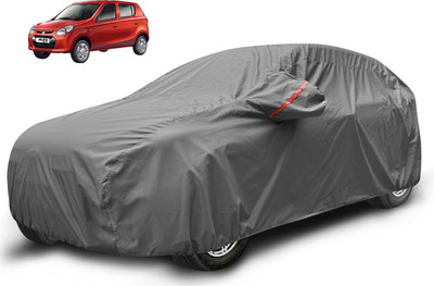 Caronix Car Cover For Maruti Alto 800 (With Mirror Pockets)(Grey)