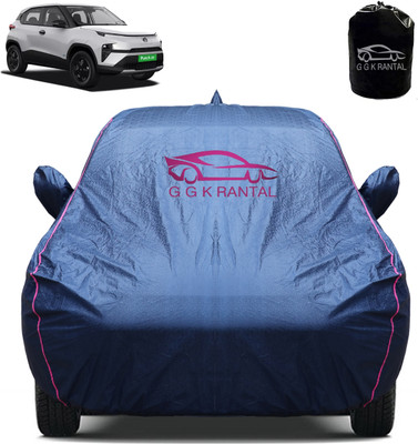 G G K RANTAL Car Cover For Tata Punch EV (With Mirror Pockets)(Blue)