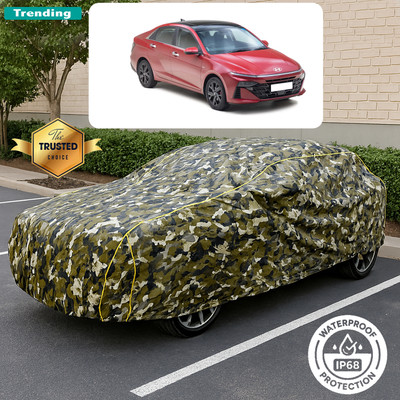 PAGORA Car Cover For Hyundai Verna (With Mirror Pockets)(Multicolor)