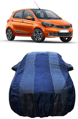 Wegather Car Cover For Tata Tiago Revotron XM (O) (With Mirror Pockets)(Grey)