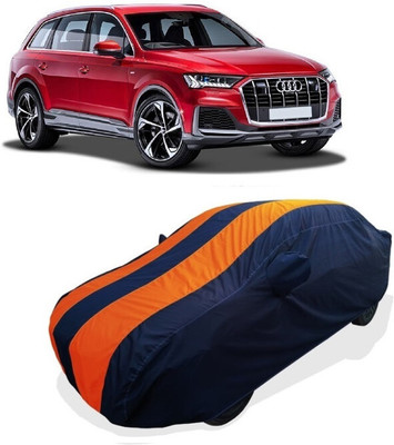 Coxtor Car Cover For Audi Q7 4L 3.0 TDI (With Mirror Pockets)(Orange)