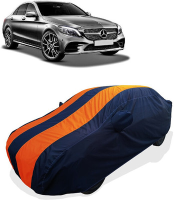 Coxtor Car Cover For Mercedes Benz C-Class (With Mirror Pockets)(Orange)