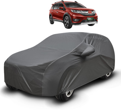 Caronix Car Cover For Honda BR-V (With Mirror Pockets)(Grey)