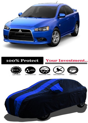 Amexride Car Cover For Mitsubishi Lancer (With Mirror Pockets)(Multicolor)
