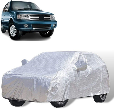 NG Auto Front Car Cover For Tata Safari Dicor(Silver)