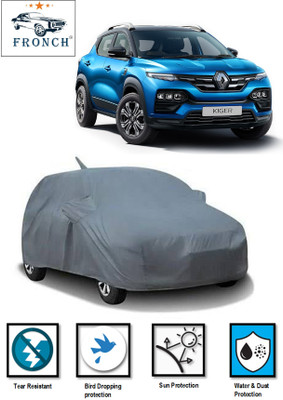 FRONCH Car Cover For Renault Kiger (With Mirror Pockets)(Grey)