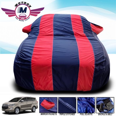 MoTRoX Car Cover For Mahindra Jeeto (With Mirror Pockets)(Red, Blue)