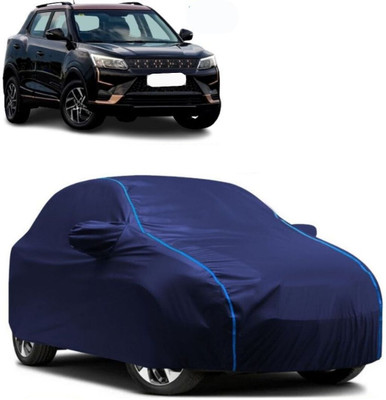 Autohaux Car Cover For Mahindra XUV400 (With Mirror Pockets)(Blue)