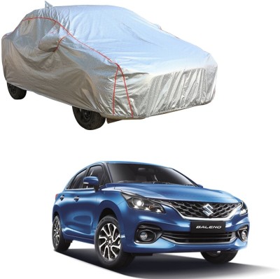 Car Life Car Cover For Maruti Suzuki Baleno (With Mirror Pockets)(Silver, Red, For 2008, 2009, 2010, 2011, 2012, 2013, 2014, 2015, 2016, 2017, 2018, 2019, 2020, 2021, 2022, 2023 Models)
