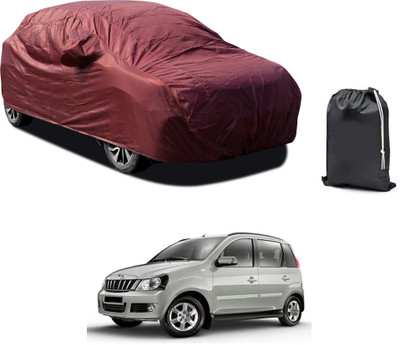 PAGORA Car Cover For Mahindra Quanto (With Mirror Pockets)(Maroon)