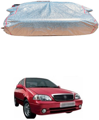 KAHRA Car Cover For Toyota Yaris (With Mirror Pockets)(Silver)