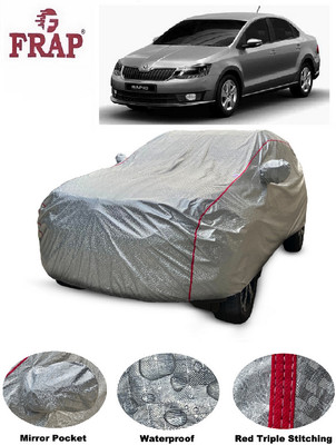 Frap Car Cover For Skoda Rapid (With Mirror Pockets)(Silver)