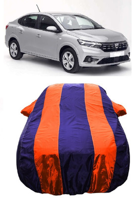 Wegather Car Cover For Renault Logan (With Mirror Pockets)(Orange)