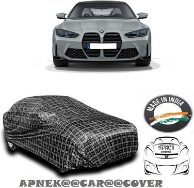AMVISH Car Cover For BMW M4 (With Mirror Pockets)(Silver, Grey)