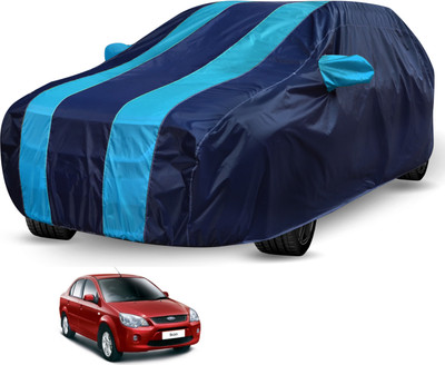 Auto Hub Car Cover For Ford Ikon (Without Mirror Pockets)(Black, Blue)