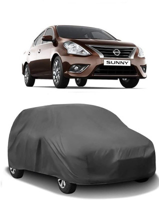 ARNEJA Car Cover For Nissan Sunny (Without Mirror Pockets)(Grey)