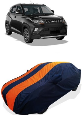 Coxtor Car Cover For Mahindra KUV100 NXT D75 K6 Plus 5Str (With Mirror Pockets)(Orange)