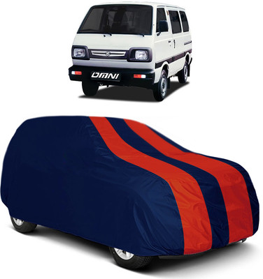 MoTRoX Car Cover For Maruti Suzuki Omni (Without Mirror Pockets)(Red, Blue)
