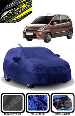 FRONCH Car Cover For Maruti Suzuki Zen Estillo VXI BS IV (With Mirror Pockets)(Blue)