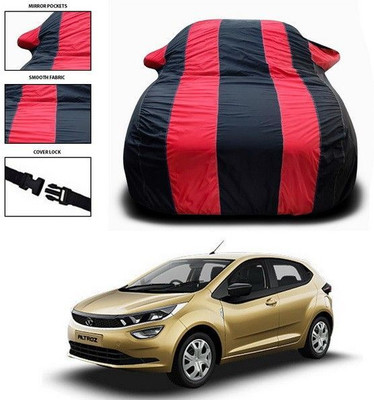 ANTHUB Car Cover For Tata Altroz (With Mirror Pockets)(Red, Black)
