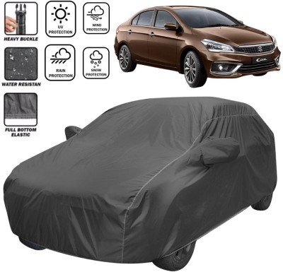 BOTAUTO Car Cover For Maruti Suzuki Ciaz, Ciaz AT VXi Plus, Ciaz AT ZXi, Universal For Car (With Mirror Pockets)(Grey, Yellow, For 2008, 2009, 2010, 2011, 2012, 2013, 2014, 2015, 2016, 2017, 2018, 2019, 2020, 2021, 2022, 2023 Models)