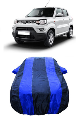 Wegather Car Cover For Maruti Suzuki S-Presso Std (With Mirror Pockets)(Blue)