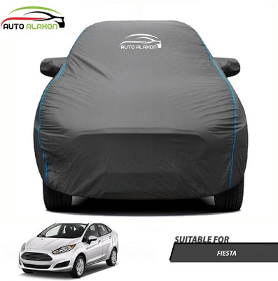 AUTO ALAXON Car Cover For Ford Fiesta (With Mirror Pockets)(Black)