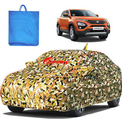 DRIPEX Car Cover For Tata Harrier (With Mirror Pockets)(Multicolor)