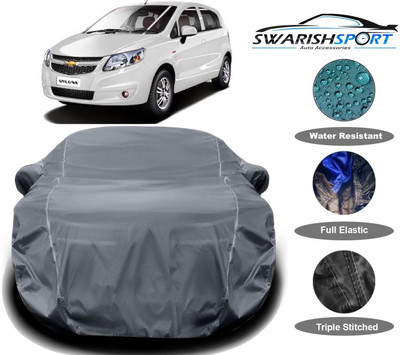 Swarish Car Cover For Chevrolet Sail UVA (With Mirror Pockets)(Grey)