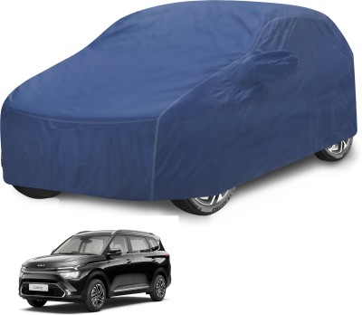 Auto Hub Car Cover For Kia Carens (With Mirror Pockets)(Blue)