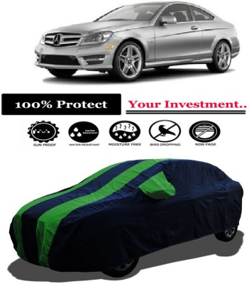 Amexride Car Cover For Mercedes Benz C-Class Grand (With Mirror Pockets)(Green)