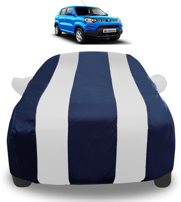 Auto Hub Car Cover For Maruti Suzuki S-Presso (With Mirror Pockets)(Silver)