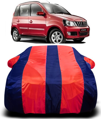 R Rayvin Star Car Cover For Mahindra Quanto (With Mirror Pockets)(Multicolor)