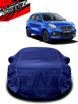 J S R Car Cover For Maruti Suzuki Celerio (With Mirror Pockets)(Blue)