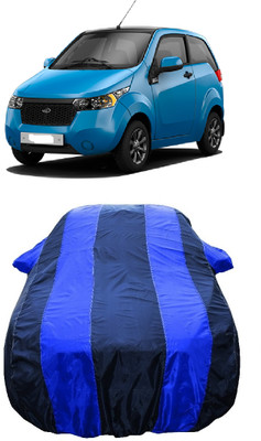 Wegather Car Cover For Mahindra Reva E2O T0 (With Mirror Pockets)(Blue)