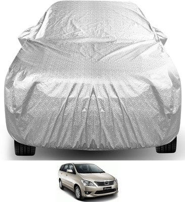 Auto Hub Car Cover For Toyota Innova (With Mirror Pockets)(Silver)