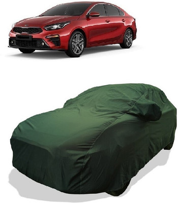 Coxtor Car Cover For Kia Cerato (With Mirror Pockets)(Gold)