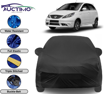 AUCTIMO Car Cover For Tata Indica Vista (With Mirror Pockets)(Multicolor)