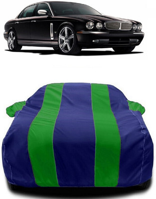 Autoprime Car Cover For Jaguar Super V8 (With Mirror Pockets)(Green, Blue)