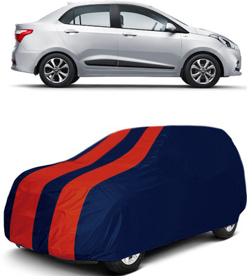 MoTRoX Car Cover For Hyundai Xcent (Without Mirror Pockets)(Red, Blue)