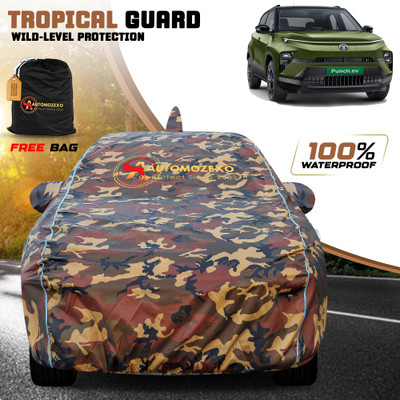 AUTOMOZEXO Car Cover For Tata Punch EV (With Mirror Pockets)(Multicolor)
